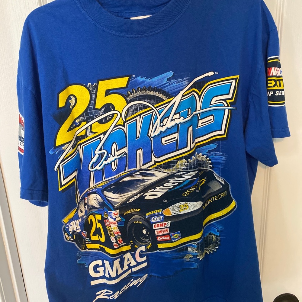 2004 Brian Vickers NASCAR Racing T Shirt All Over